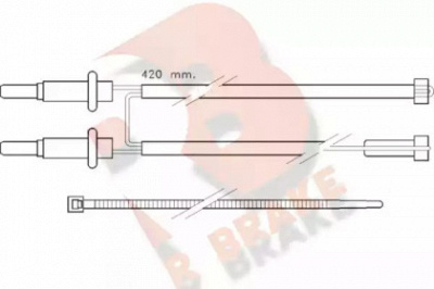 R BRAKE 610114rb -